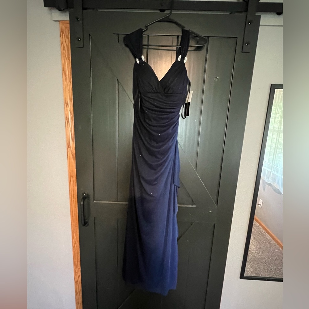 Betsey & Adam Sparkly Blue Dress size 6
